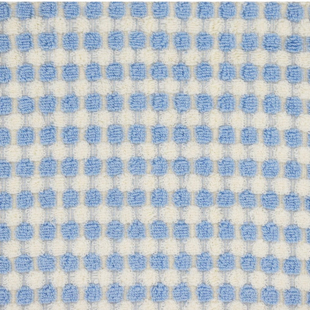 Pale Blue Dots Turkish Bath Sheet Towel