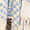 Pale Blue Dots Turkish Hand Towel with 100% Cotton