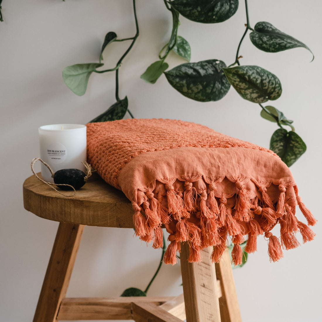 THIRSTY TOWEL CO. Limited Edition Burnt Toffee Turkish Bath Sheet Towel 100% Cotton