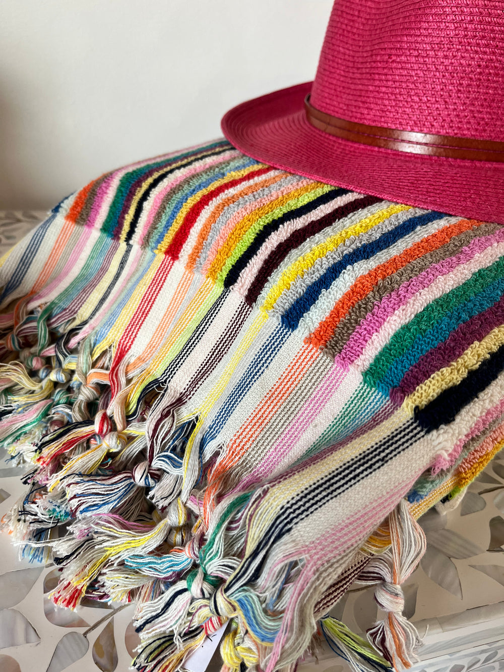 PINA COLADA Stripe Turkish Bath Sheet Towel Cotton