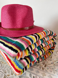PINA COLADA Stripe Turkish Bath Sheet Towel Cotton