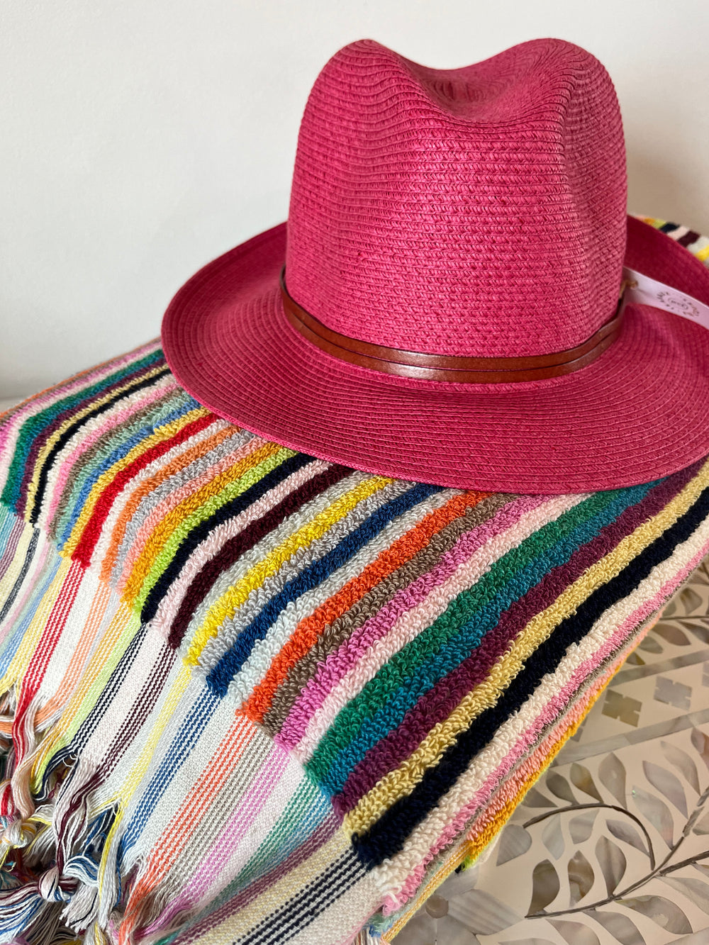 PINA COLADA Stripe Turkish Bath Sheet Towel