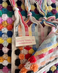 Multi Pastel Coloured Turkish Pom Pom Hand Towel
