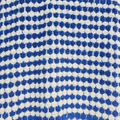 Indigo and White Dots Turkish Bath Sheet Towel