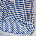 Indigo and White Dots Turkish Hand Towel