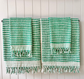MINTIES Pom Pom Turkish Bath Sheet Towel