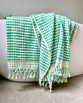 MINTIES Pom Pom Turkish Bath Sheet Towel Limited Edition