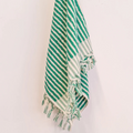 PEPPERMINT CRISP Turkish Stripe Hand Towel