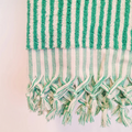 PEPPERMINT CRISP Turkish Stripe Hand Towel