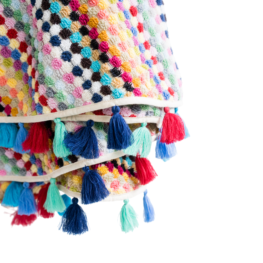 LARGE RAINBOW ROUNDIES TURKISH TOWEL