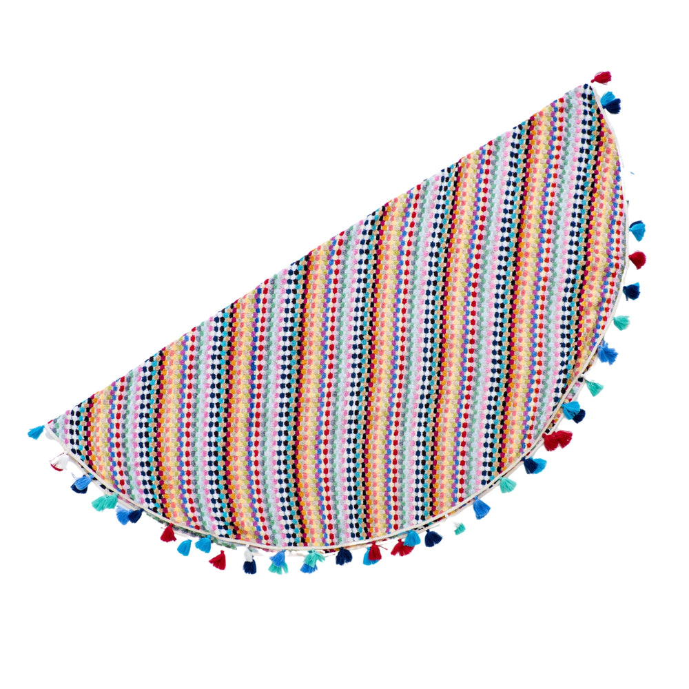LARGE RAINBOW ROUNDIES TURKISH TOWEL
